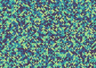 Kusursuz desen rastgele yeşil çeyrek kareler Üretici Sanat arkaplan illüstrasyonu