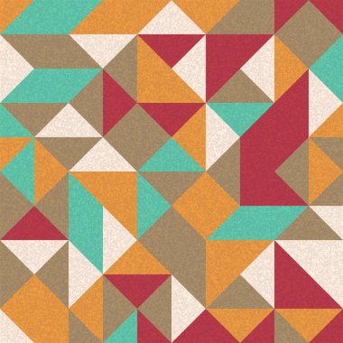 Rastgele renklendirilmiş Elmaslar Üretken Sanat arkaplan resimlemesi deseni