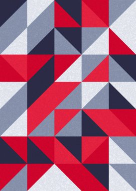 Kusursuz desen rastgele renkli çeyrek kareler Üretici Sanat arkaplan resimlemesi