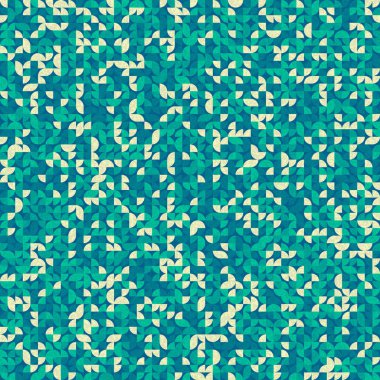 Kusursuz desen rastgele yeşil çeyrek kareler Üretici Sanat arkaplan illüstrasyonu