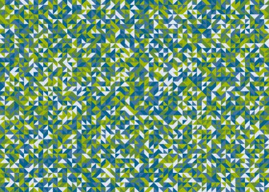 Kusursuz desen rastgele yeşil çeyrek kareler Üretici Sanat arkaplan illüstrasyonu