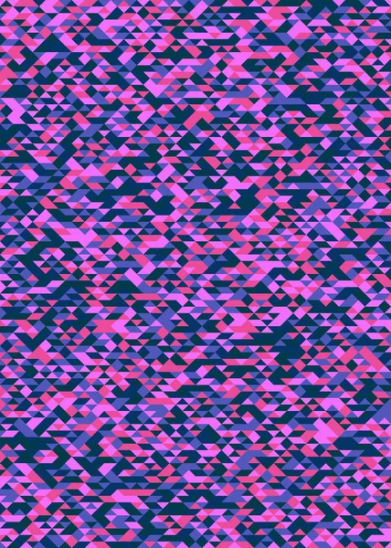 抽象的な生成芸術の色分散三角形ポリゴン背景イラスト — ストックベクタ