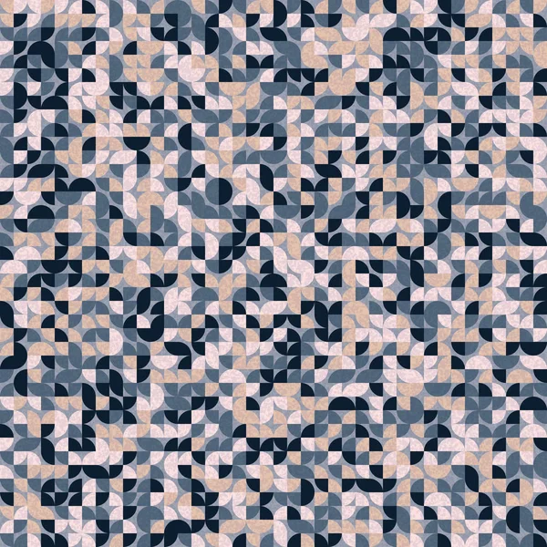 シームレスなパターンランダムな色の四角形生成アート背景イラスト — ストックベクタ