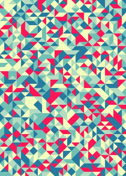 Pattern Random Colored Diamonds Generative Art Background Illustration — 스톡 벡터