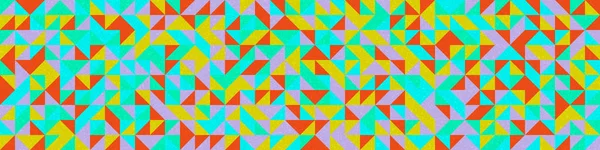 Płynny Wzór Losowo Kolorowe Kwadraty Generative Art Tło Ilustracja — Wektor stockowy