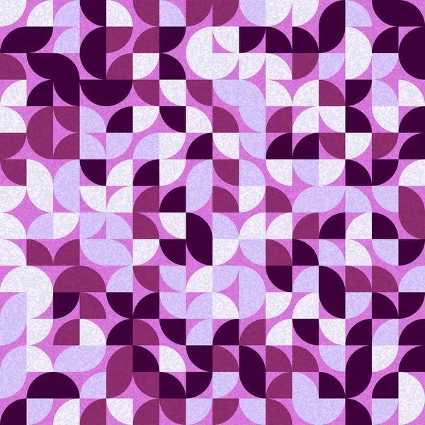 无缝图案随机紫色四分之一平方产生艺术背景图解 — 图库矢量图片