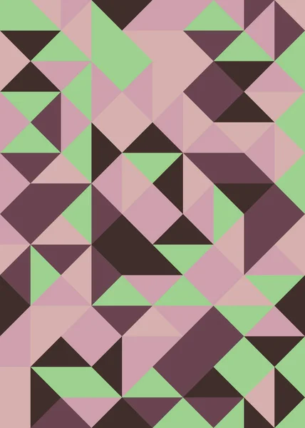 Pattern Random Colored Diamonds Generative Art Background Illustration — Stock Vector