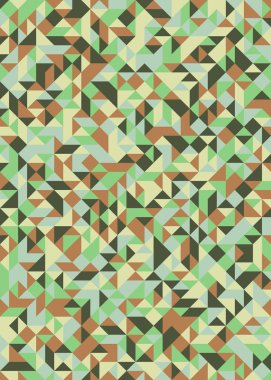 Rastgele renklendirilmiş Elmaslar Üretken Sanat arkaplan resimlemesi deseni