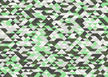 Rastgele yeşil elmaslı desen Üretken Sanat arkaplan illüstrasyonu