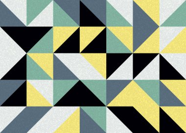 Kusursuz desen rastgele renkli çeyrek kareler Üretici Sanat arkaplan resimlemesi