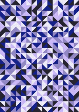Kusursuz desen rastgele mor çeyrek kareler Üretici Sanat arkaplan illüstrasyonu