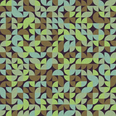 Kusursuz desen rastgele renkli çeyrek kareler Üretici Sanat arkaplan resimlemesi