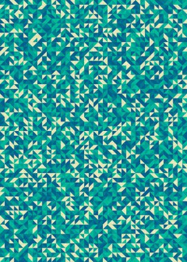 Kusursuz desen rastgele yeşil çeyrek kareler Üretici Sanat arkaplan illüstrasyonu