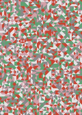 Rastgele renklendirilmiş Elmaslar Üretken Sanat arkaplan resimlemesi deseni