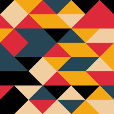 Rastgele renklendirilmiş Elmaslar Üretken Sanat arkaplan resimlemesi deseni