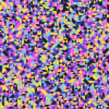 Rastgele renklendirilmiş Elmaslar Üretken Sanat arkaplan resimlemesi deseni