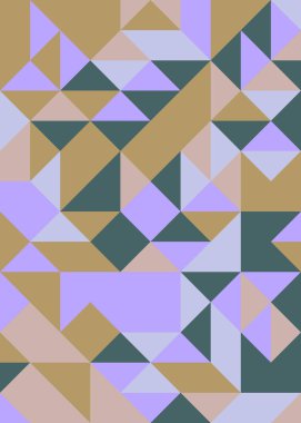 Rastgele renklendirilmiş Elmaslar Üretken Sanat arkaplan resimlemesi deseni