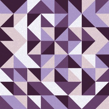 Kusursuz desen rastgele mor çeyrek kareler Üretici Sanat arkaplan illüstrasyonu