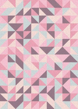 Kusursuz desen rastgele renkli çeyrek kareler Üretici Sanat arkaplan resimlemesi