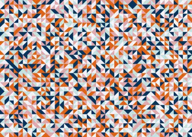 Kusursuz desen rastgele renkli çeyrek kareler Üretici Sanat arkaplan resimlemesi