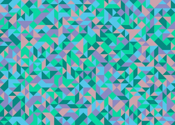 Muster Mit Zufälligen Farbigen Diamanten Generative Kunst Hintergrund Illustration — Stockvektor