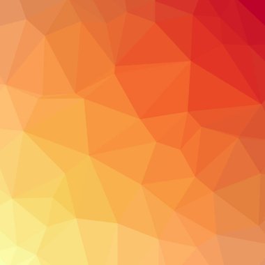 turuncu degrade geometrik poligonal dokulu arka plan 