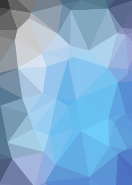 degrade geometrik Çokgen dokulu arka plan mavi 