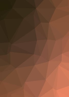 turuncu degrade geometrik poligonal dokulu arka plan 