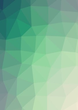 yeşil degrade geometrik poligonal dokulu arka plan 