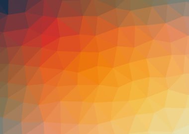turuncu degrade geometrik poligonal dokulu arka plan 