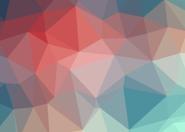 renkli degrade geometrik poligonal dokulu arka plan 