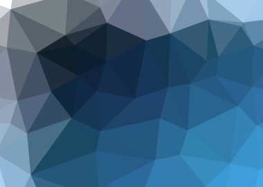 degrade geometrik Çokgen dokulu arka plan mavi 