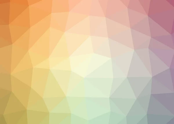 Kleurrijke Gradiënt Geometrische Veelhoekige Textuur Achtergrond — Stockvector