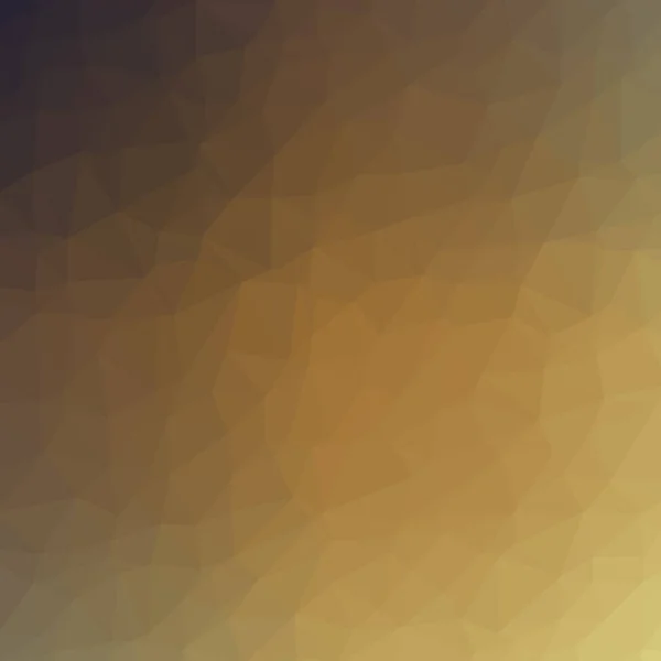 Brauner Farbverlauf Geometrischer Polygonaler Strukturierter Hintergrund — Stockvektor