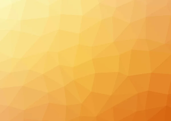 Gradient Geometryczny Wielokątna Pomarańczowe Tło — Wektor stockowy