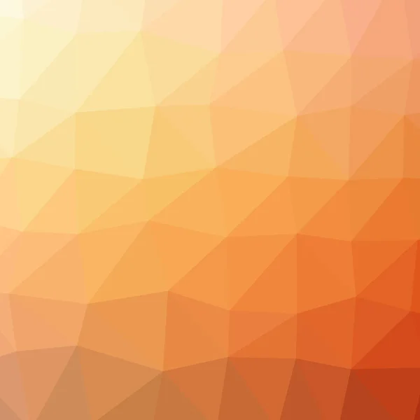 Narancssárga Színátmenet Geometriai Sokszögű Textúrájú Háttér — Stock Vector