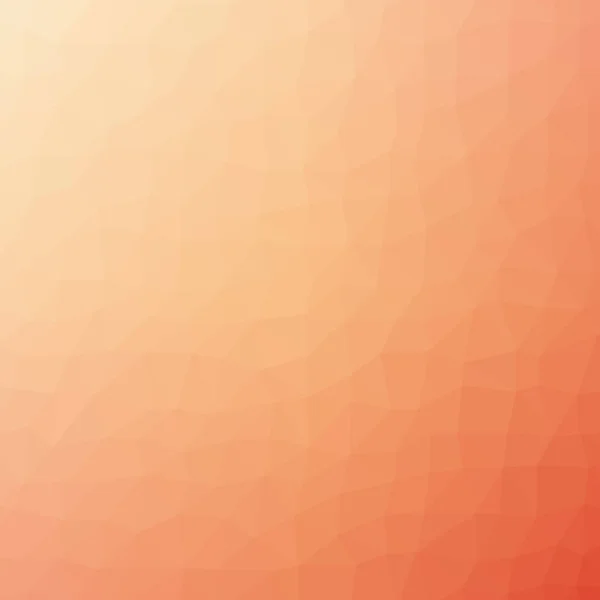 Sfondo Arancio Gradiente Geometrico Poligonale Strutturato — Vettoriale Stock