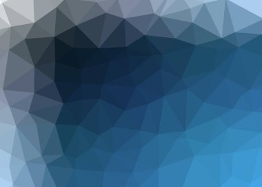 degrade geometrik Çokgen dokulu arka plan mavi 