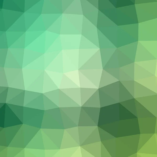 緑のグラデーション幾何学的なポリゴン テクスチャの背景 — ストックベクタ