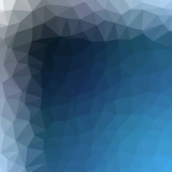 Bleu Dégradé Géométrique Polygone Texturé Fond — Image vectorielle