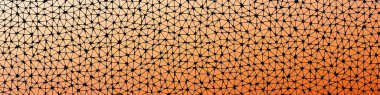 turuncu degrade geometrik poligonal dokulu arka plan 