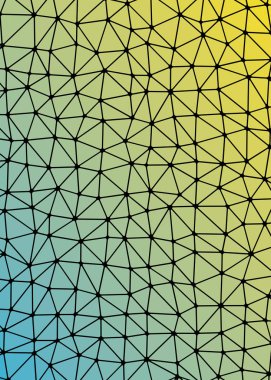 yeşil degrade geometrik poligonal dokulu arka plan 