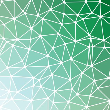 yeşil degrade geometrik poligonal dokulu arka plan 