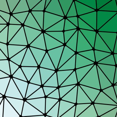yeşil degrade geometrik poligonal dokulu arka plan 