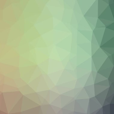 yeşil degrade geometrik poligonal dokulu arka plan 