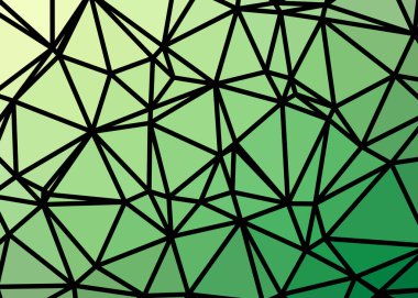 yeşil degrade geometrik poligonal dokulu arka plan 
