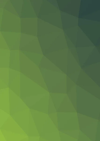 Gradiente Verde Geométrico Fundo Texturizado Poligonal — Vetor de Stock