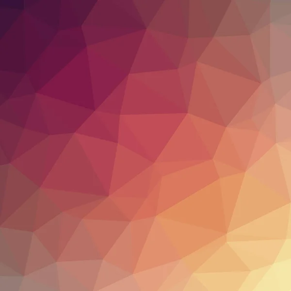 Orange Farbverlauf Geometrischer Polygonaler Strukturierter Hintergrund — Stockvektor