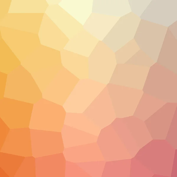 Orange Gradient Geometric Polygonal Textured Background — Stock Vector