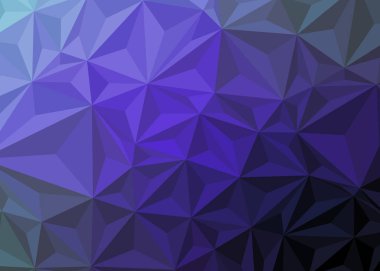 degrade geometrik Çokgen dokulu arka plan mavi 